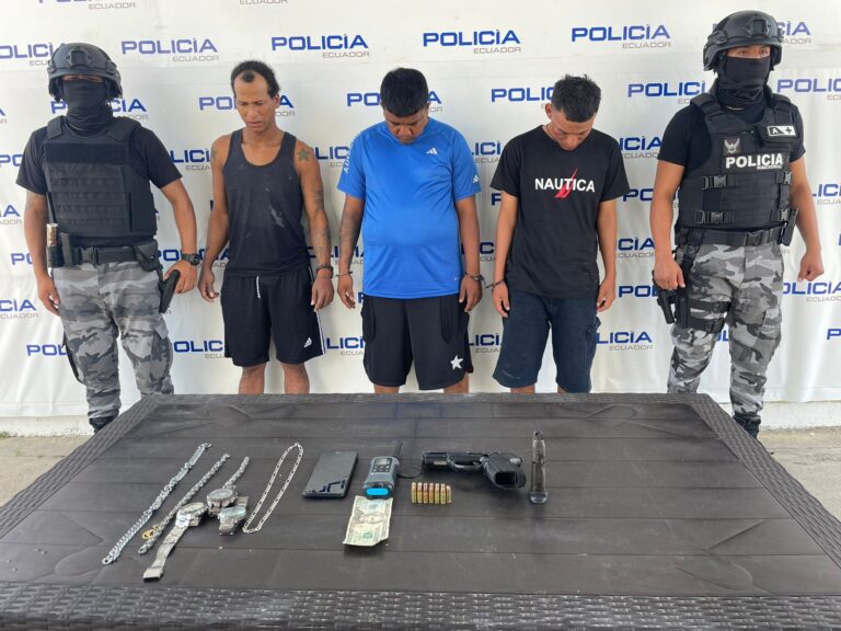 Bloque de Seguridad aprehendió a tres sujetos integrantes de un GDO