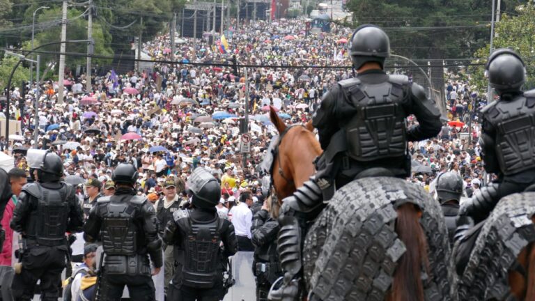 Policía Nacional garantizó la seguridad y orden público en el Informe a la Nacional 2024