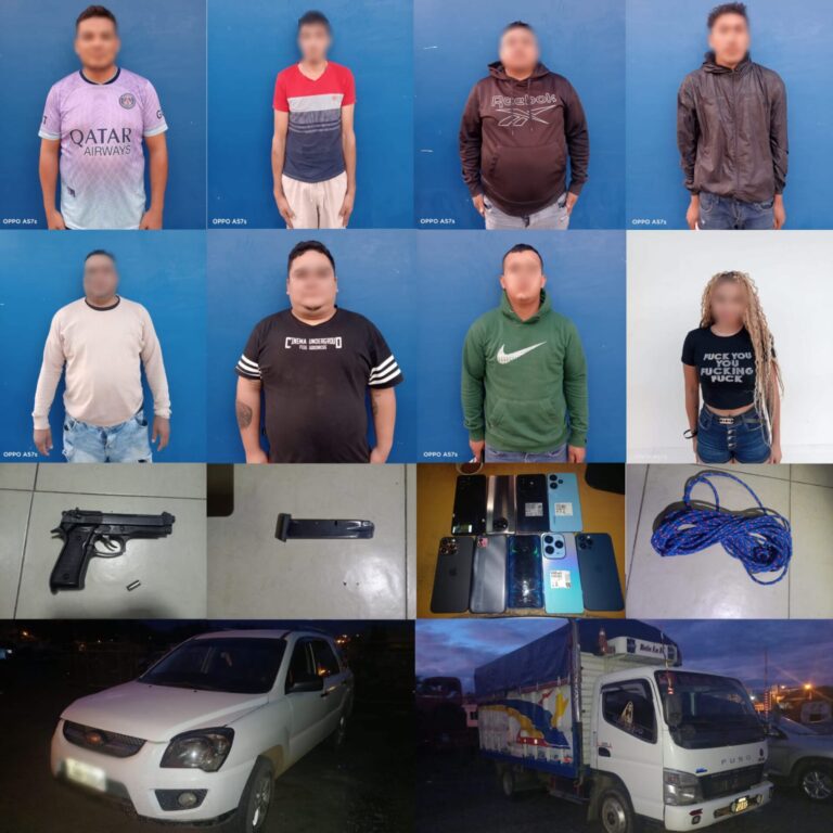 En Catamayo, Policía Nacional aprehendió a ciudadanos con un amplio historial delictivo.