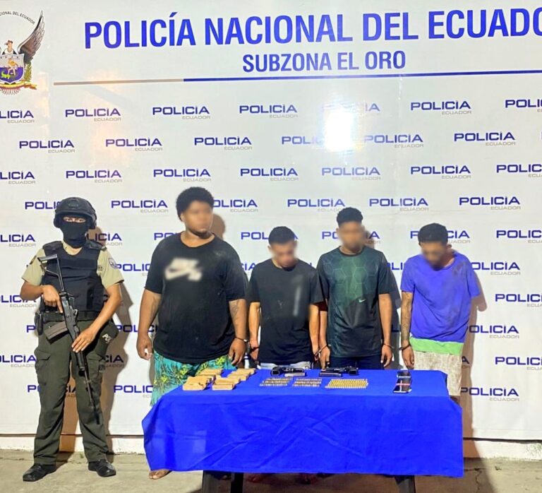 Organización terrorista fue aprehendida en Machala