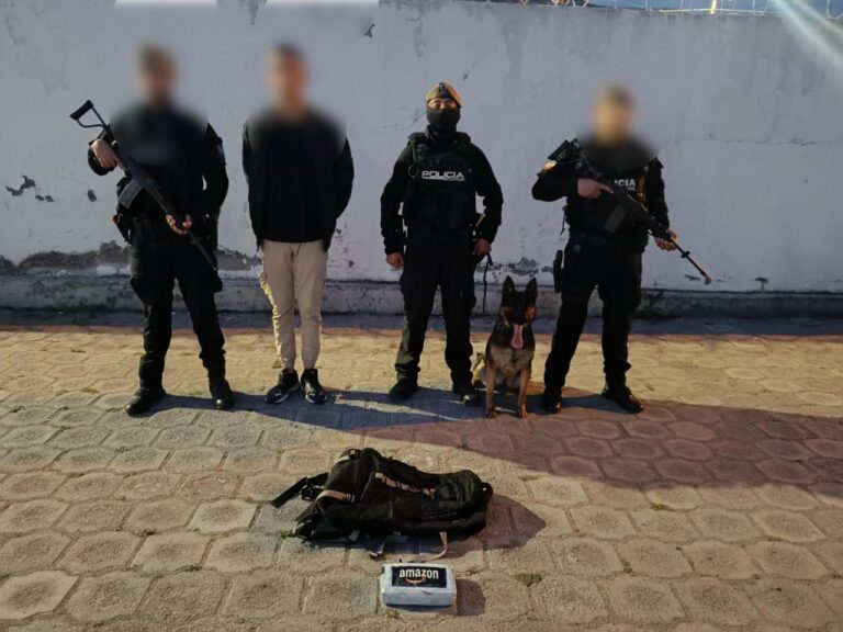 Policías aprehenden a ciudadano con 10 mil dosis de cocaína