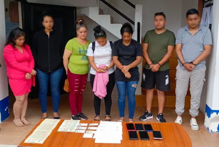 Policía aprehende a siete personas por suplantación de identidad en Puerto Quito