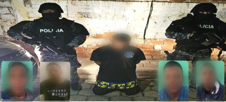 Operativos policiales dejó seis aprehendidos en Manta
