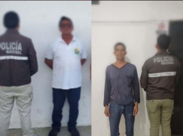 Dos detenidos por boletas de captura en Manabí 