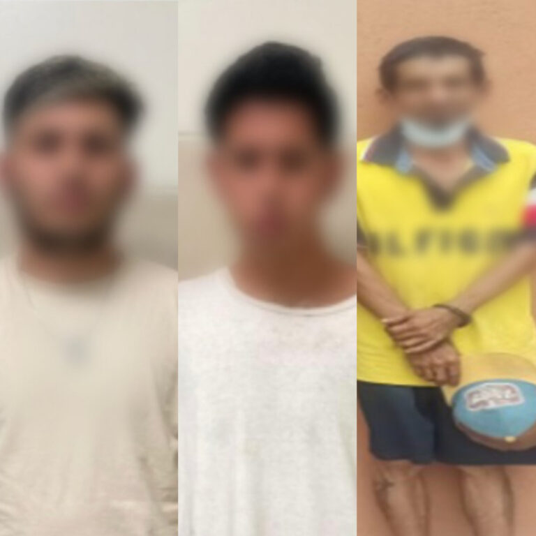 Policía capturó a tres personas por presunto tráfico de drogas