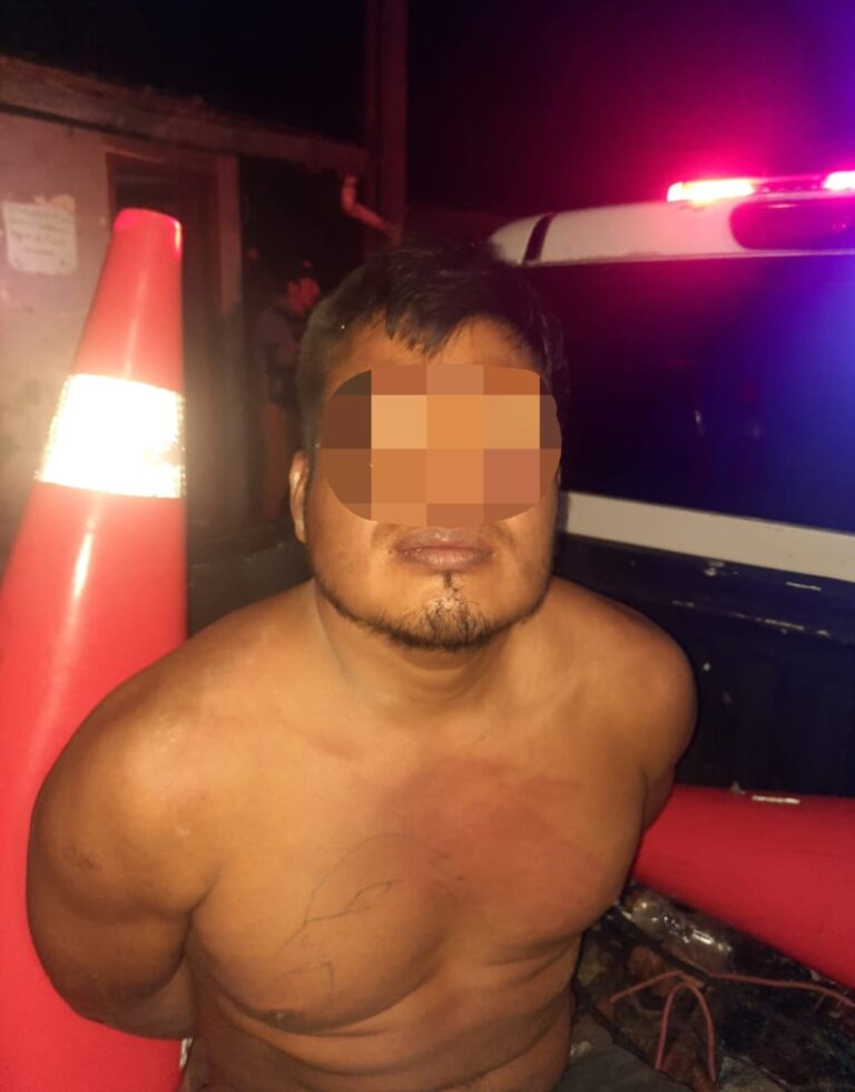 Oportuna intervención policial permitió la aprehensión de ciudadano implicado en un hecho de violencia