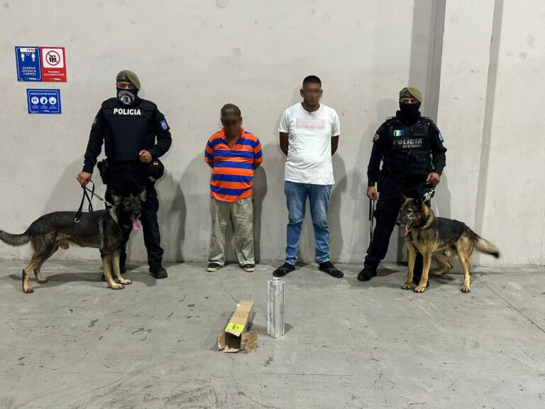aprehendidos con droga
