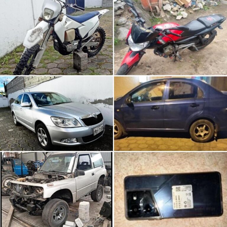 En Imbabura recuperan más vehículos y motocicletas robados