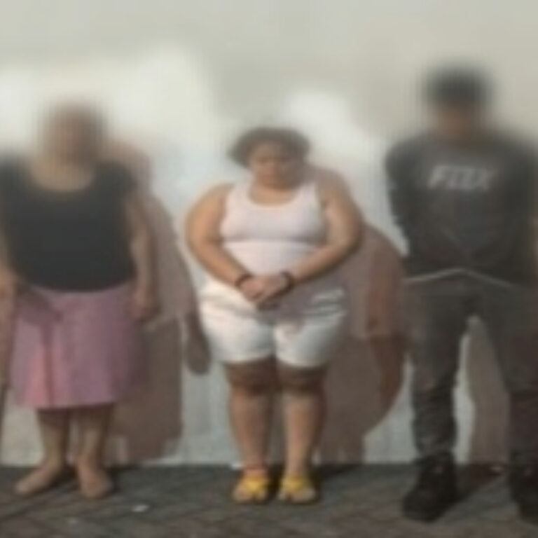 Tres ciudadanos aprehendidos por el delito de extorsión
