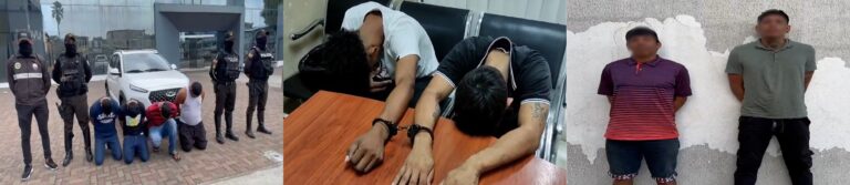 8 presuntos implicados en el robo a buses fueron aprehendidos por la Policía
