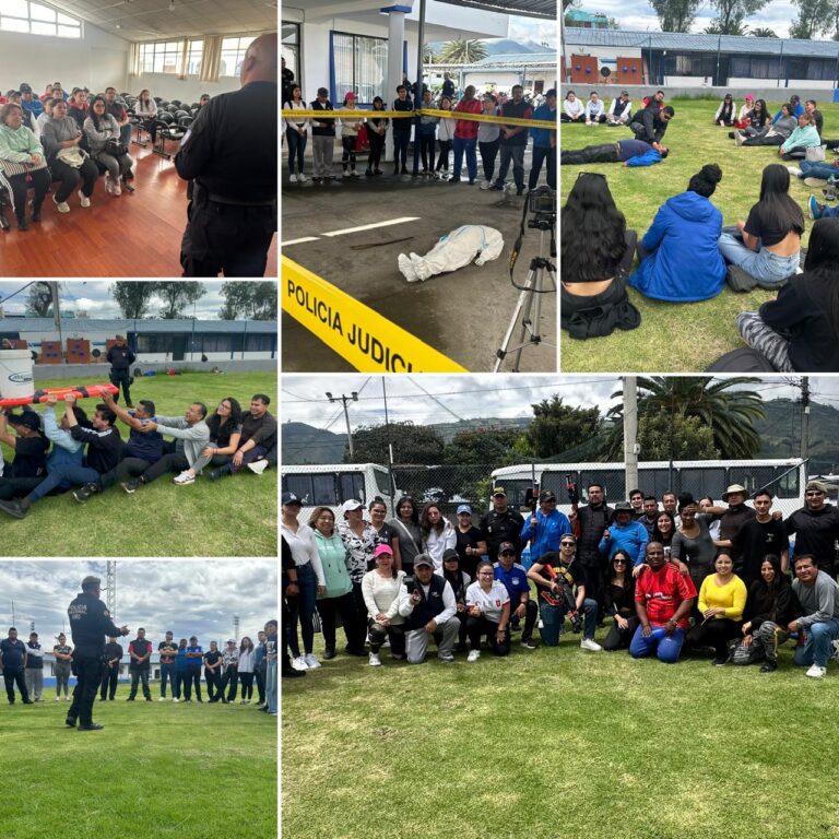 En Imbabura se realizó taller práctico de “Reporteros Policiales”