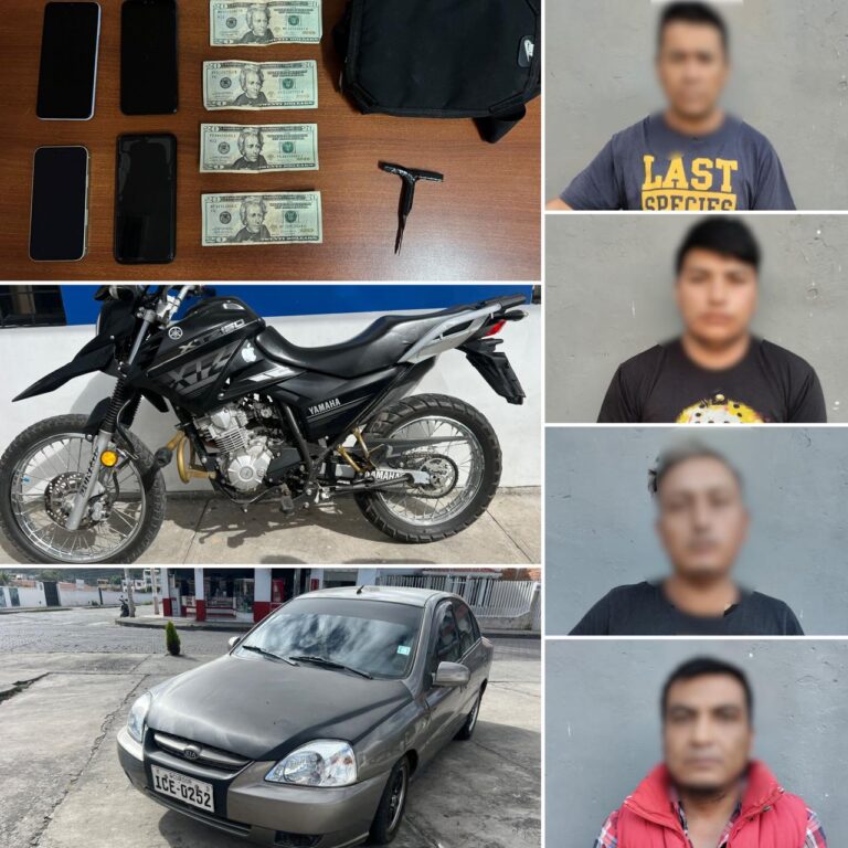 En Ibarra desarticulan organización delictiva de robo de vehículos