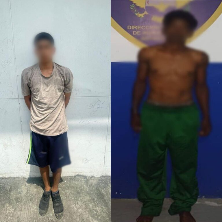 En Santo Domingo, la Policía aprehendió a dos presuntos microtraficantes