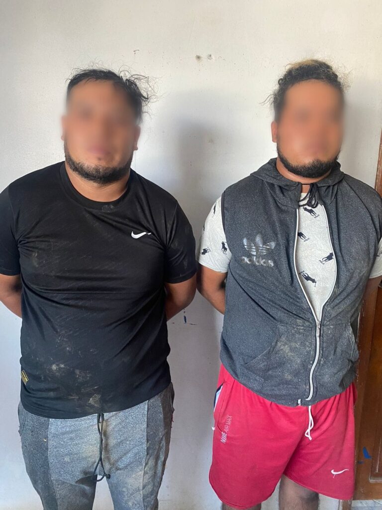 Policía aprehende a dos ciudadanos por el presunto delito de tenencia ilegal de armas de fuego