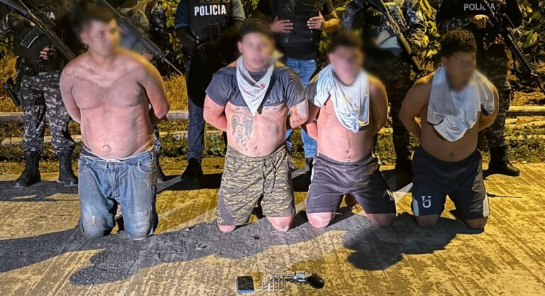 Los Ríos: Policía aprehendió a cuatro presuntos integrantes de grupo terrorista “Los Choneros”