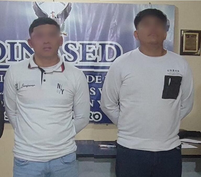 Se aprehendió a dos presuntos involucrados en el asesinato de una persona en Machala.