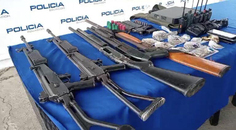 Grupo Armado Organizado es desarticulado por la Policía Nacional, en Pasaje