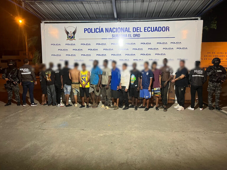 Policía desarticula grupo terrorista en El Oro
