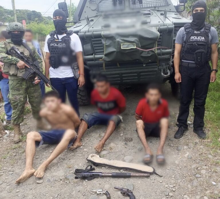 Operativo Libertad 343, permitió la liberación de una víctima de secuestro extorsivo y la captura de tres sospechosos