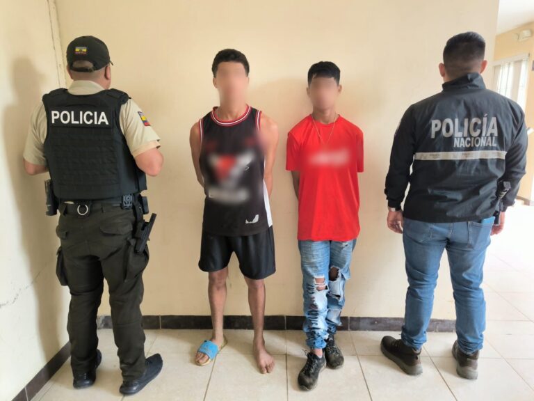 Aprehensión en Flagrancia por Tenencia y Porte de Armas en el Cantón Flavio Alfaro
