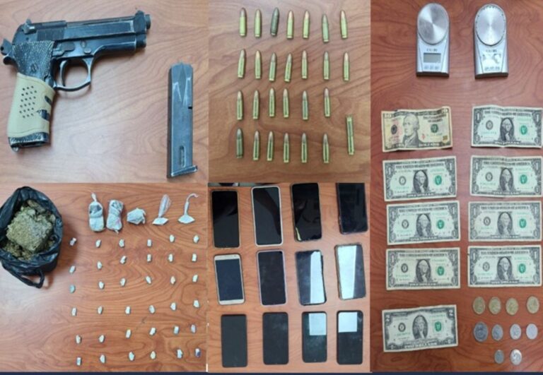 Tres detenidos y 1.420 dosis de drogas decomisadas en Operación Cero Impunidad 1050