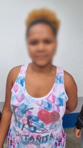 Capturada por extorsión