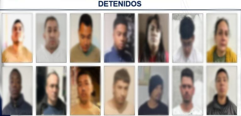 Policía Nacional captura a 15 integrantes de organización delictiva dedicada al robo de blindados e inmuebles residenciales