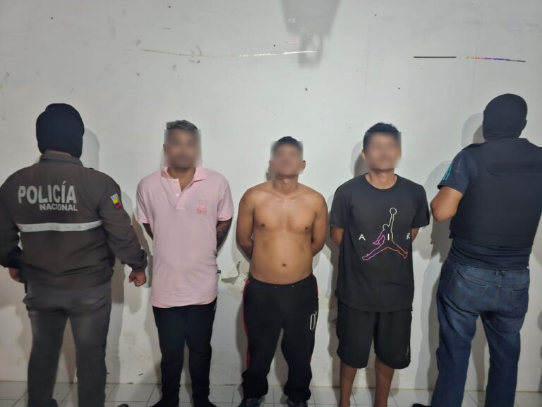 Operativo permitió aprehender a 4 personas por el delito de tenencia y porte de armas de fuego en Cabo Quiroz