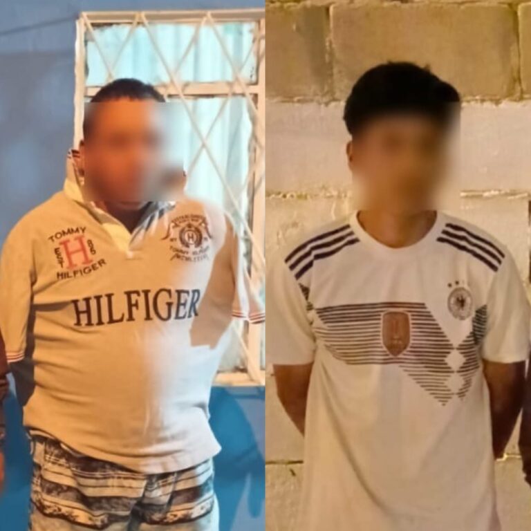 Policía aprehendió a tres personas e incautó varias armas de fuego