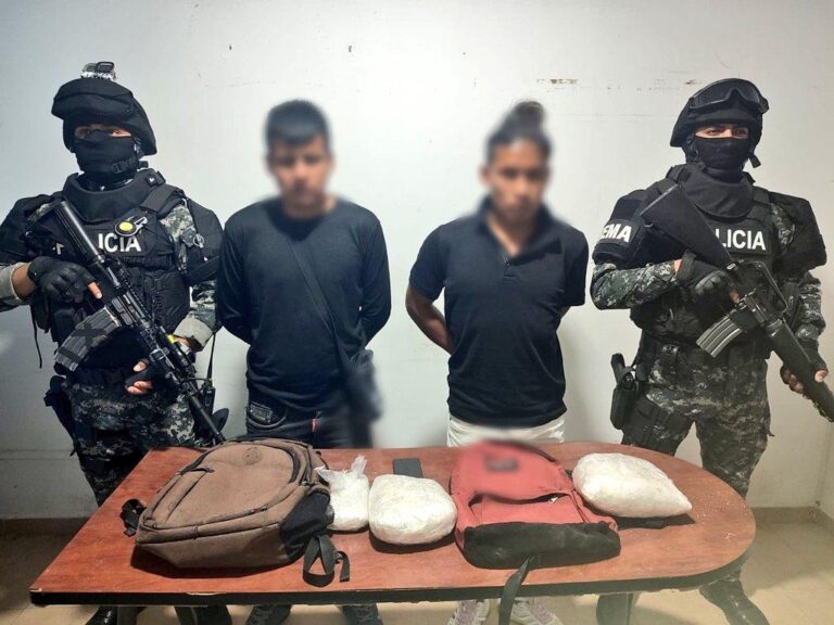 Atrapados con 40 mil dosis de droga en dos mochilas