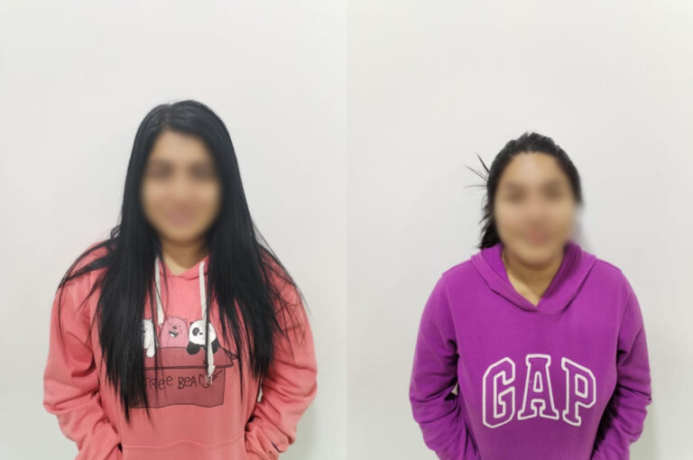 Presuntas integrantes de una organización delictiva fueron aprehendidas