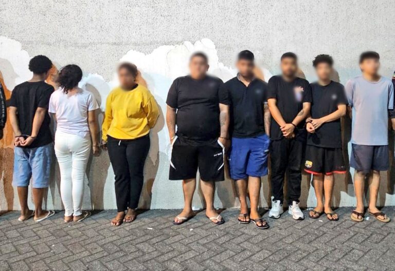 Se aprehendió a 8 presuntos integrantes de los grupos armados organizados “Tiguerones” y “Lagartos”