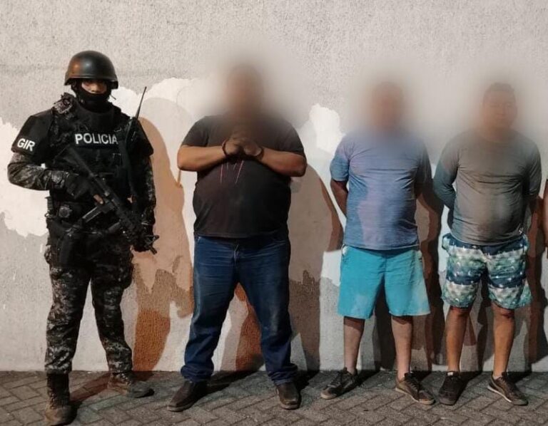 Una víctima liberada y tres aprehendido dejó operativo policial en el Guayas