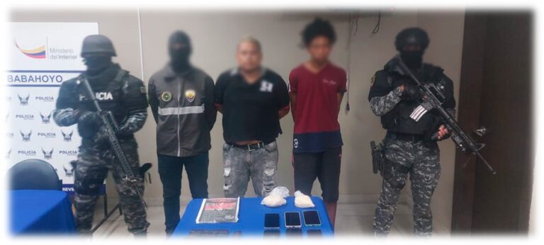 Aprehensión de dos ciudadanos pertenecientes al grupo terrorista “Los Lobos” en Los Ríos