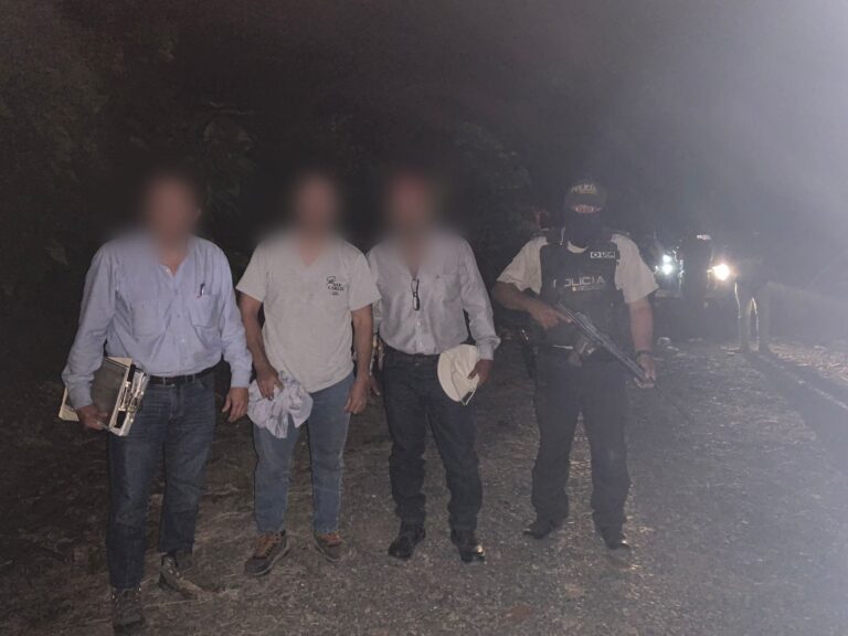 La Policía Nacional libera a 3 personas víctimas de secuestro