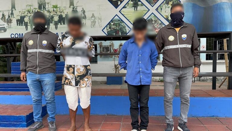 En el Distrito Florida se aprehendió a dos sujetos presuntos implicados en un asesinato