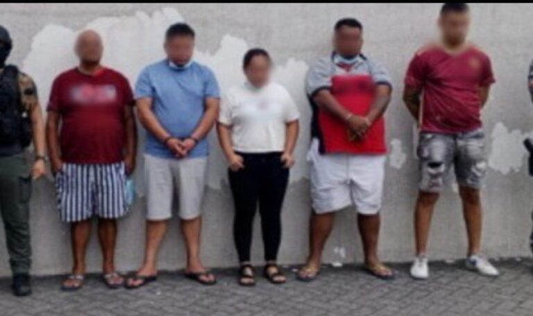 Cinco presuntos secuestradores capturados por la Policía Nacional