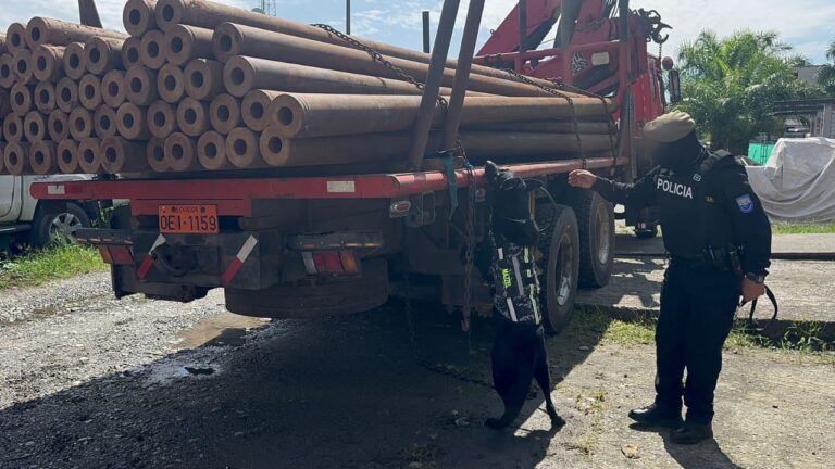 Megaoperativo en Sucumbíos: Policía decomisó 4 toneladas de droga oculta en tubería