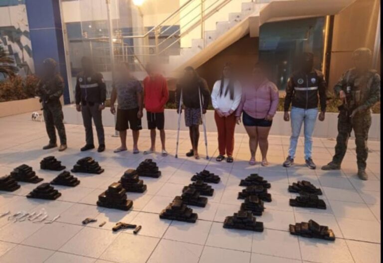 Incautadas drogas valuadas en $50.000 y 19 detenidos en Guayaquil