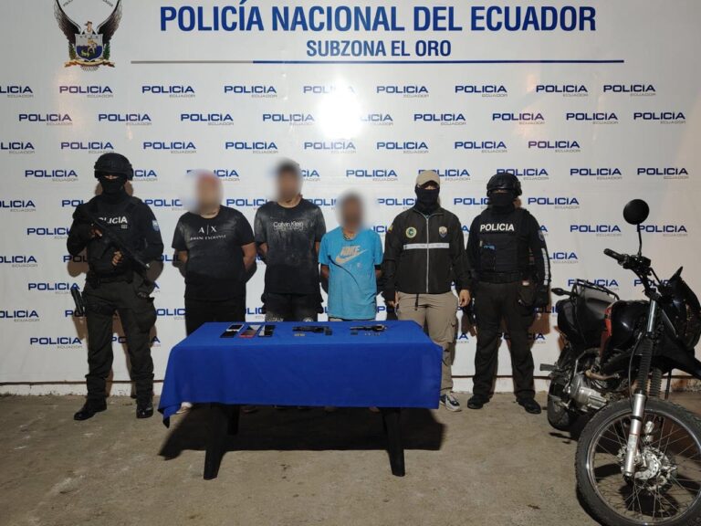 Aprehendidos alias «Jardinero», «Tonelada» y «Mechas» integrantes de «Los Lobos»