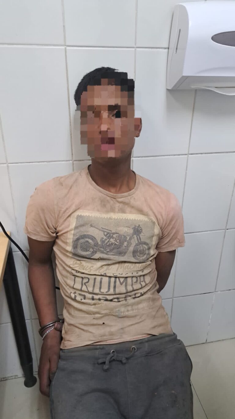Aprehendido por presunto delito de robo a local comercial