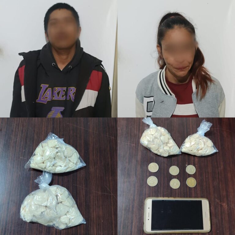 Policía evita que ciudadanos expendan droga dosificada