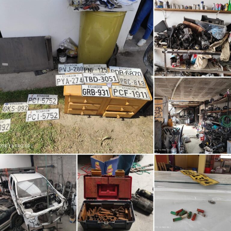 Encuentran inmueble donde desmantelaban vehículos robados