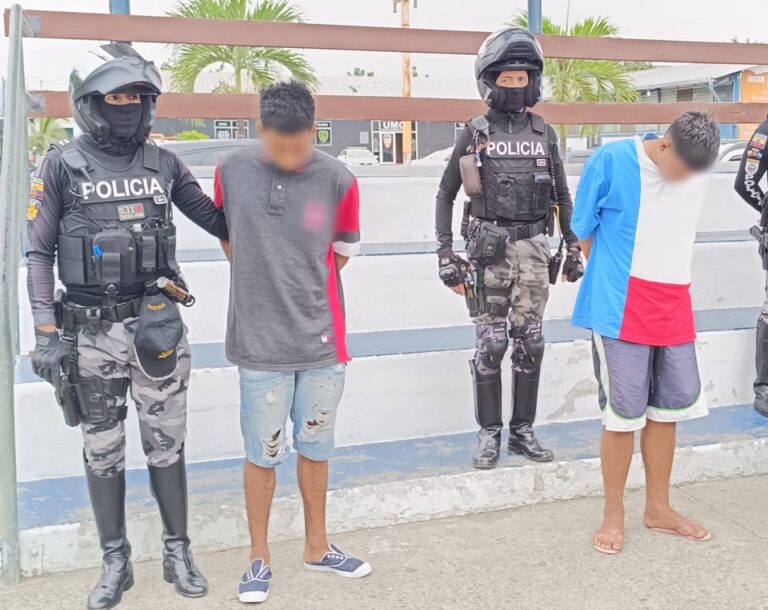 Dos sujetos aprehendidos en Portoviejo tras muerte violenta