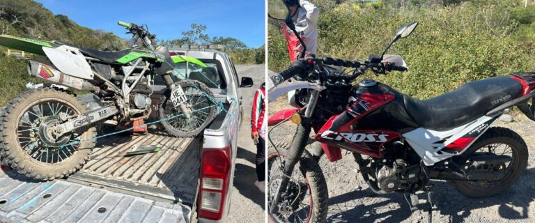 Encuentran dos motocicletas abandonadas