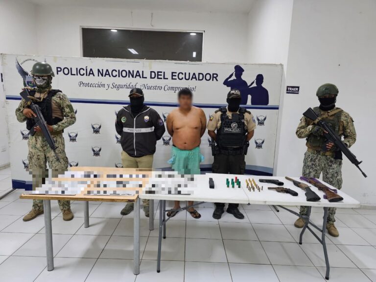 Policía desmantela bodega de receptación utilizada por un GAO en Durán