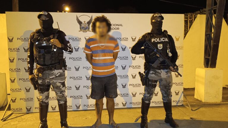 Capturado en Esmeraldas un sujeto prófugo de la justicia