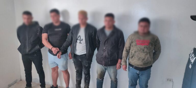 En Zamora Chinchipe, la Policía capturó a cinco personas implicadas en robo