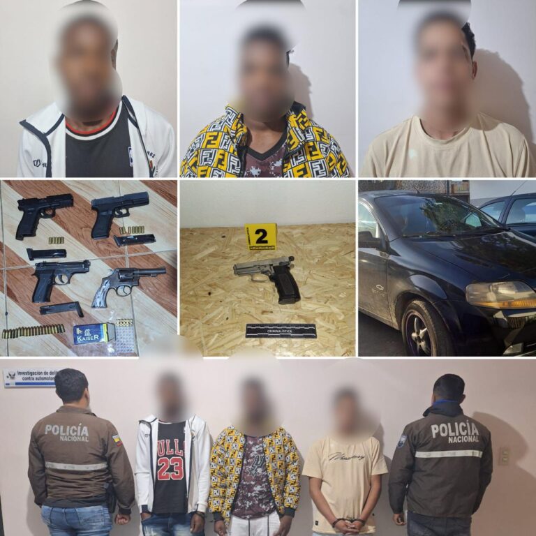 Aprehendidos por presunto asalto y robo a un camión