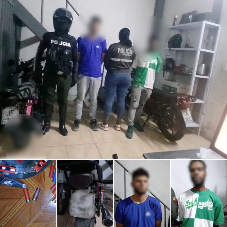 Presuntos autores de secuestro extorsivo aprehendidos en flagrancia